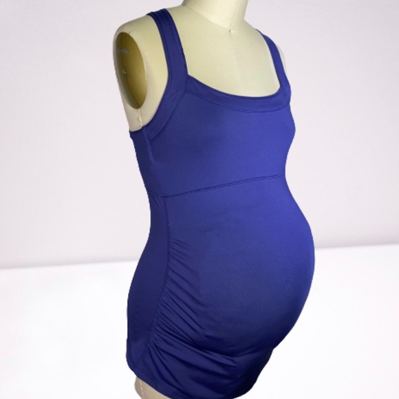 Isabel Maternity by Ingrid & Isabel Other - Ingrid & Isabel Maternity Blue Swim Tank S
